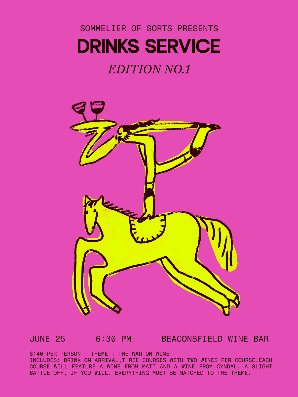 DRINKS SERVICE - FIRST EDITION